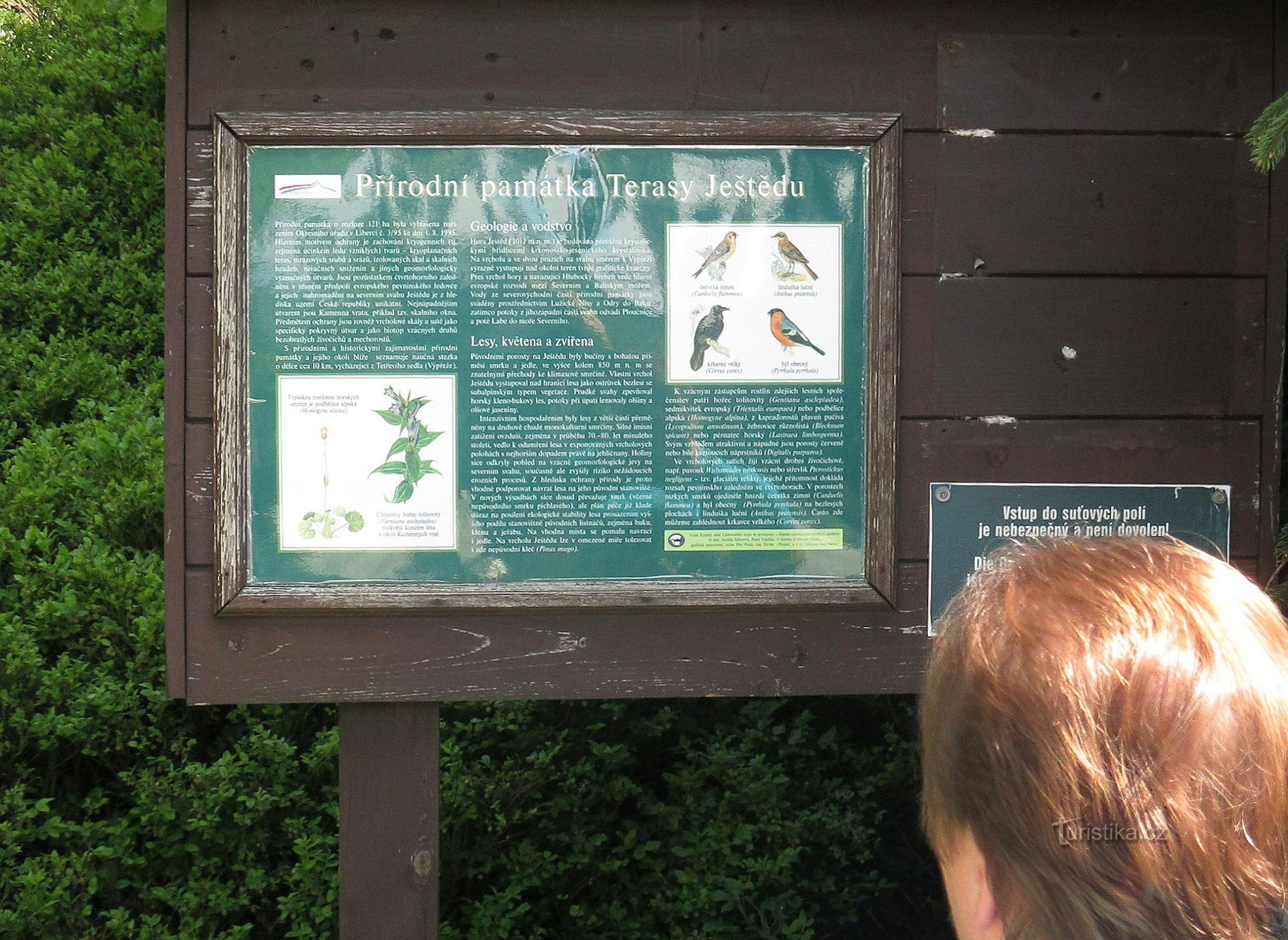 Terraces of Ještěd – educational trail