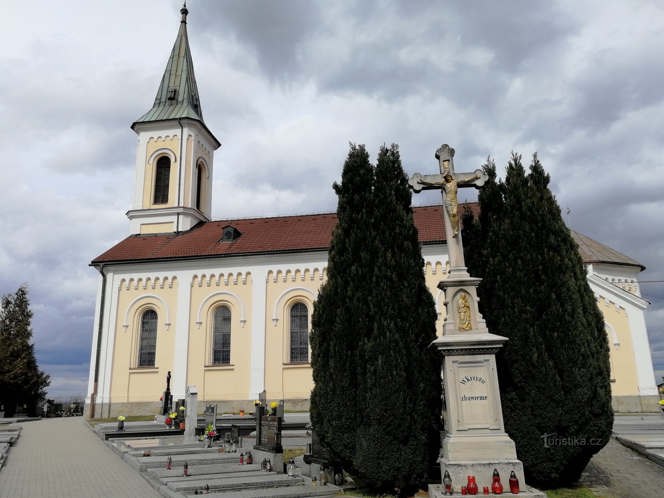 Těrlicko - kerk op Kostelec