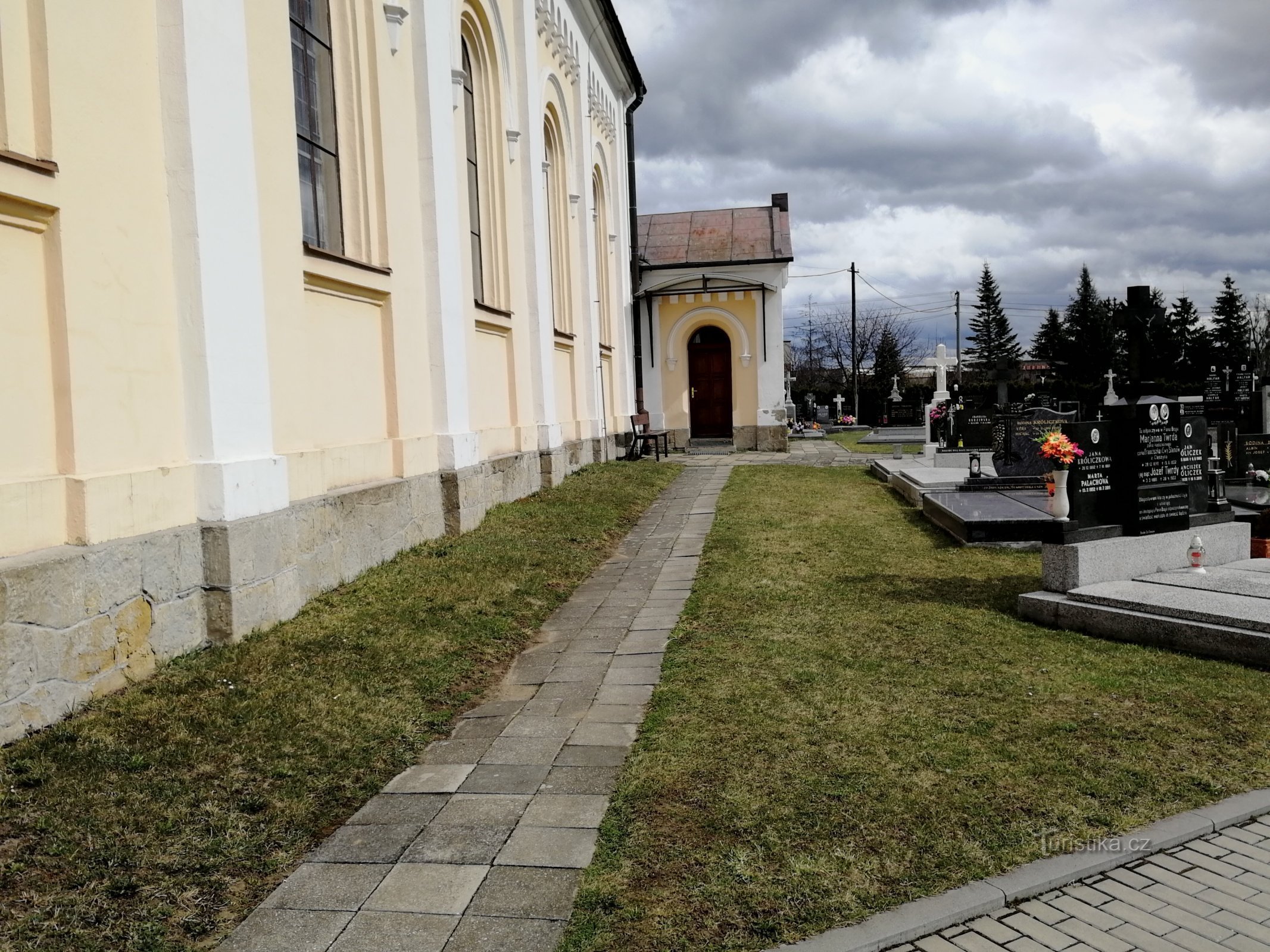 Těrlicko - kerk op Kostelec