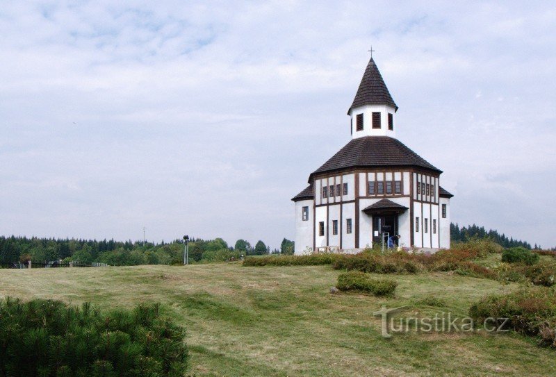 Tesařovská kaple - pohled od jihu