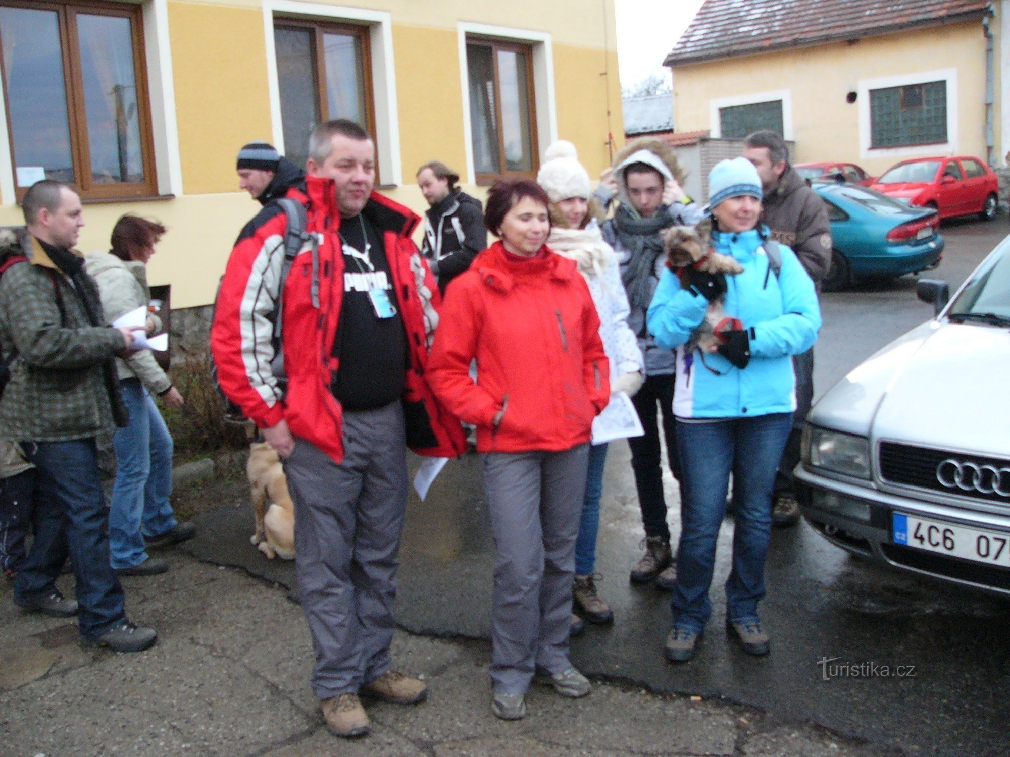 Kurz vor dem Start