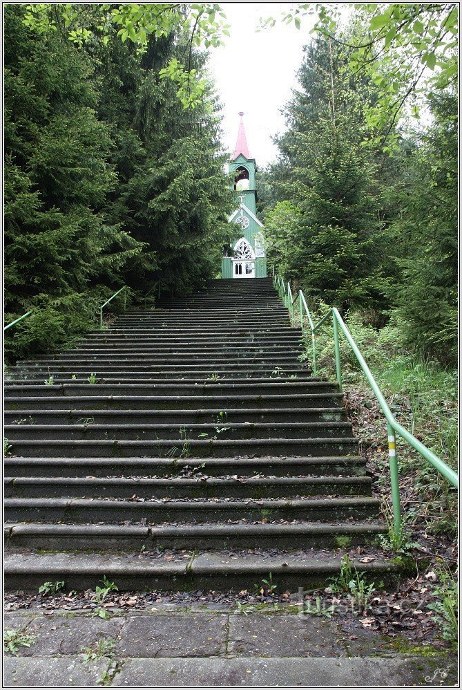 Ticháček's chapel near Suché Dol