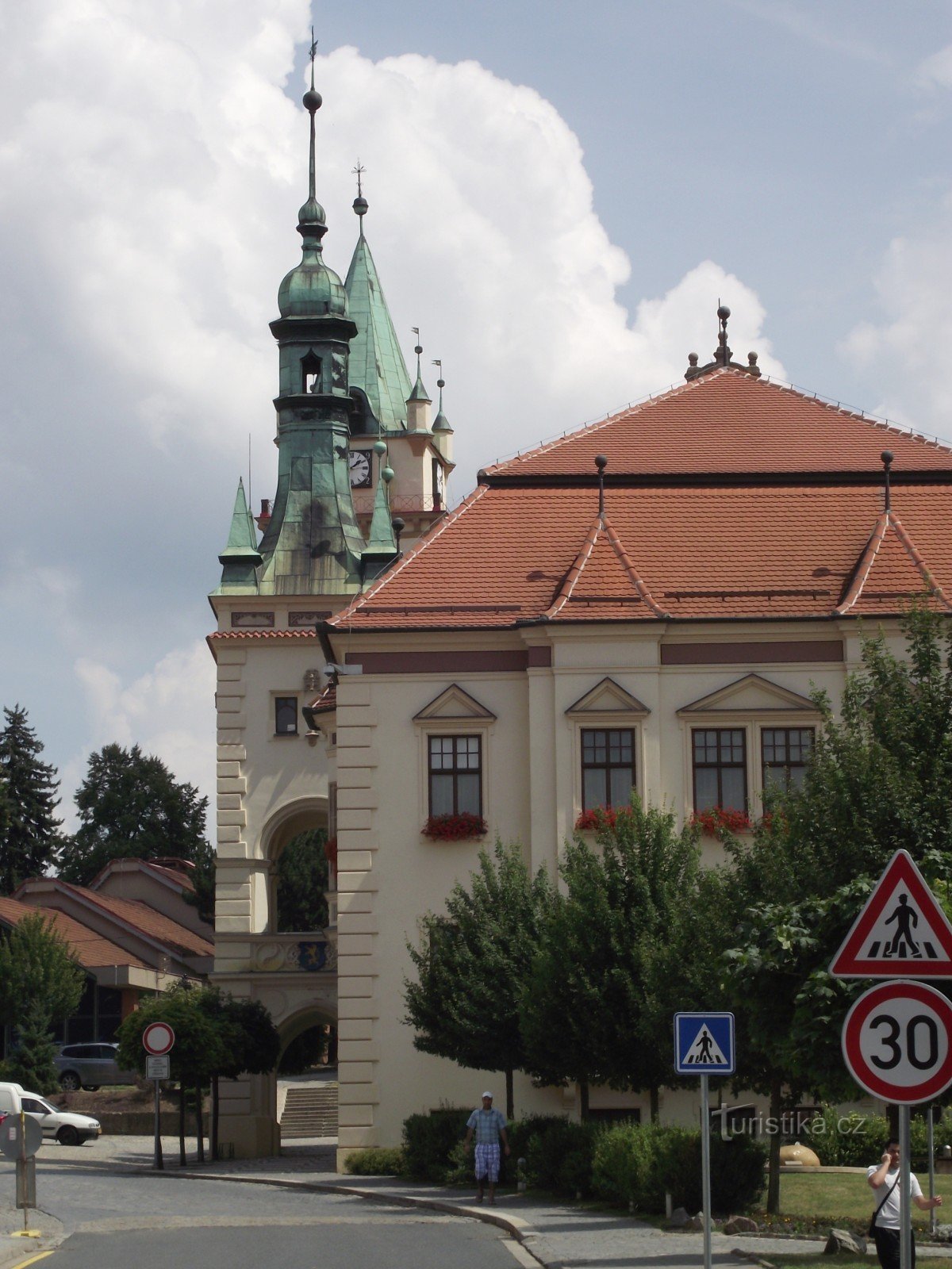 Tišnov – Rådhus i nyrenæssance