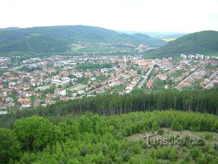 Tišnov from Klucanina