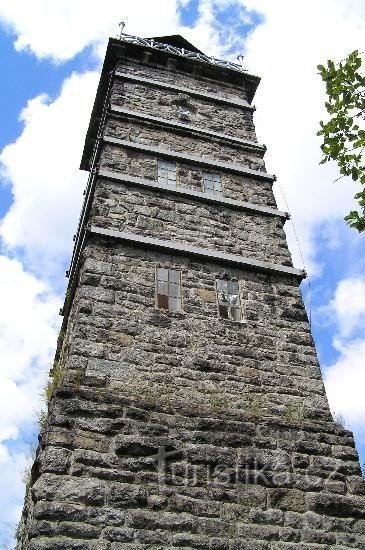 Tisovský vrch: torre de observação