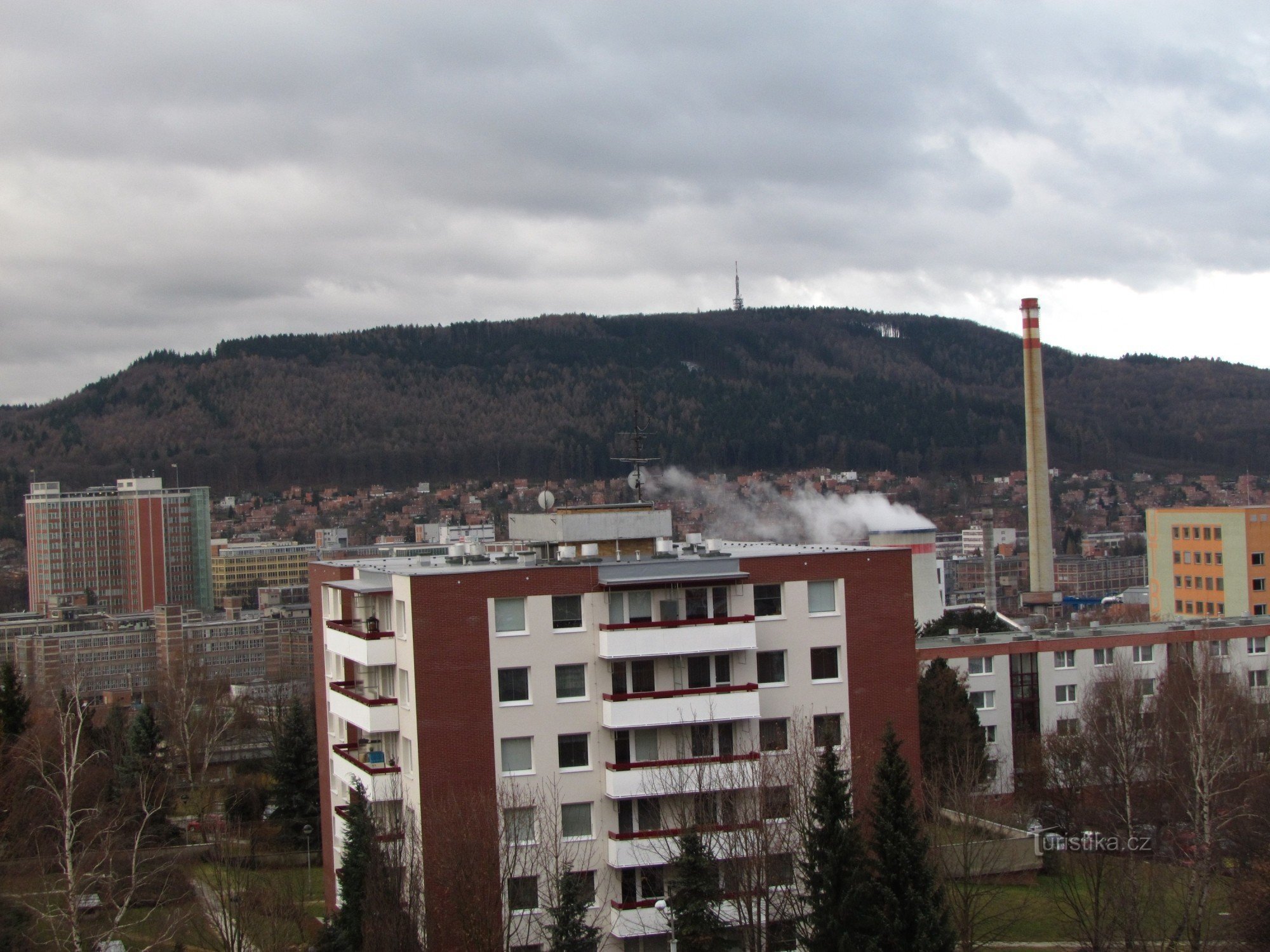 Tlustá hora - view from the Southern slopes