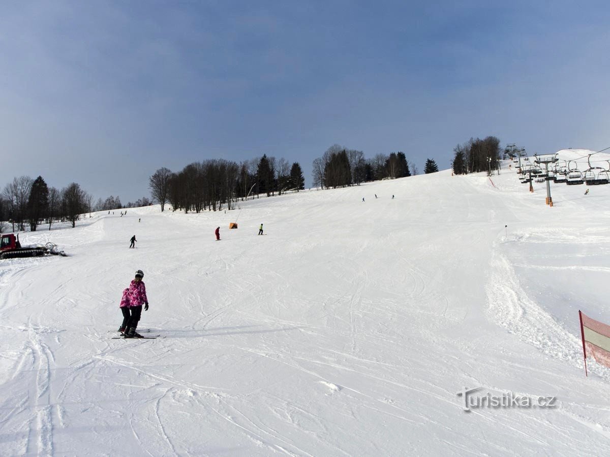 Se on noin viidesosa rinteestä