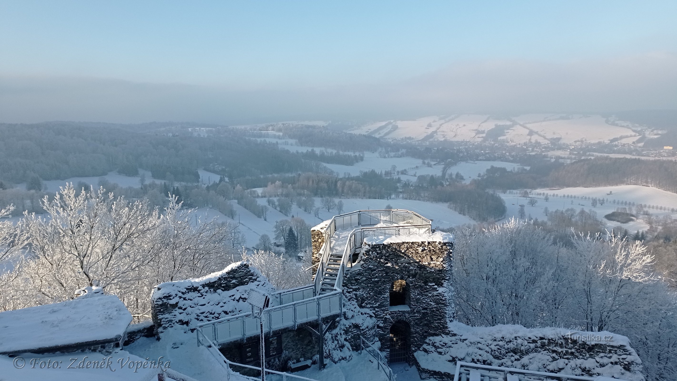 Tolštejn en Jedlová - winterreis.