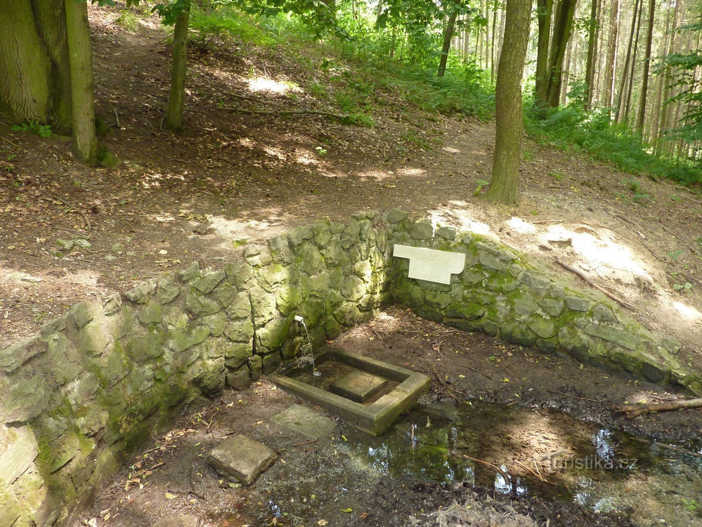 Tomečka's well