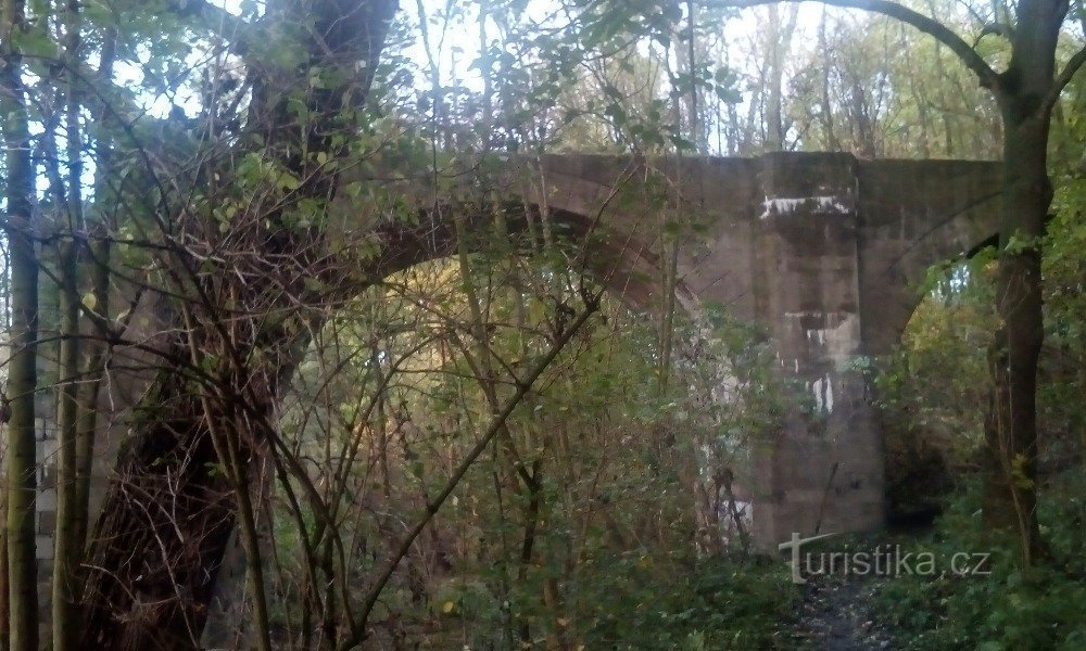 Torso of the bridge on Červeňák