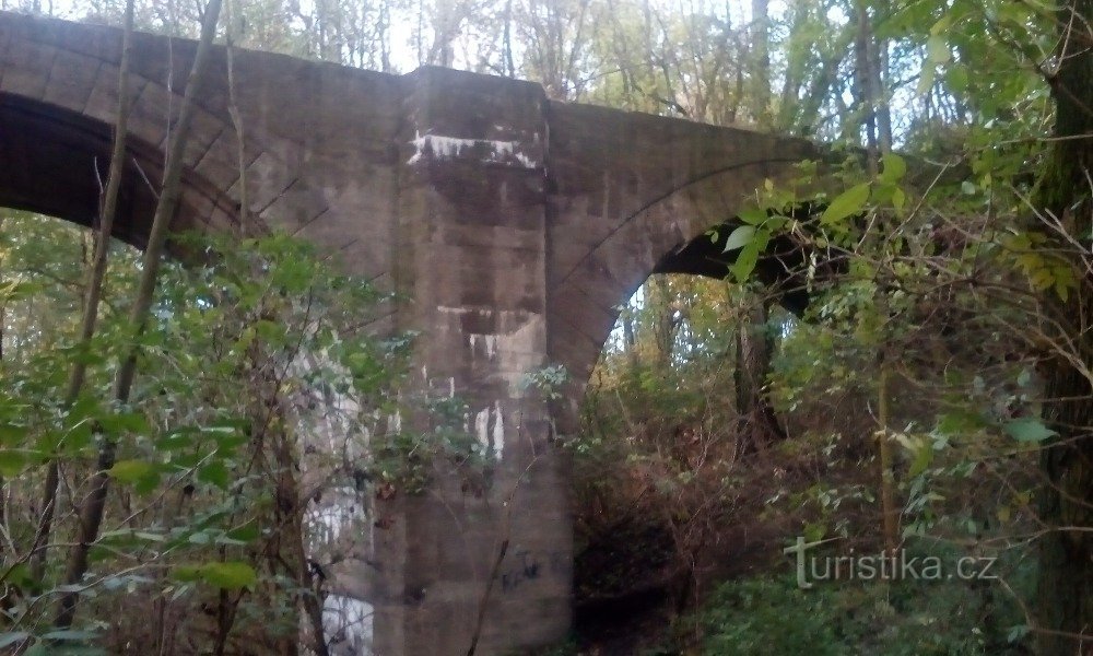 Torso van de brug op Červeňák