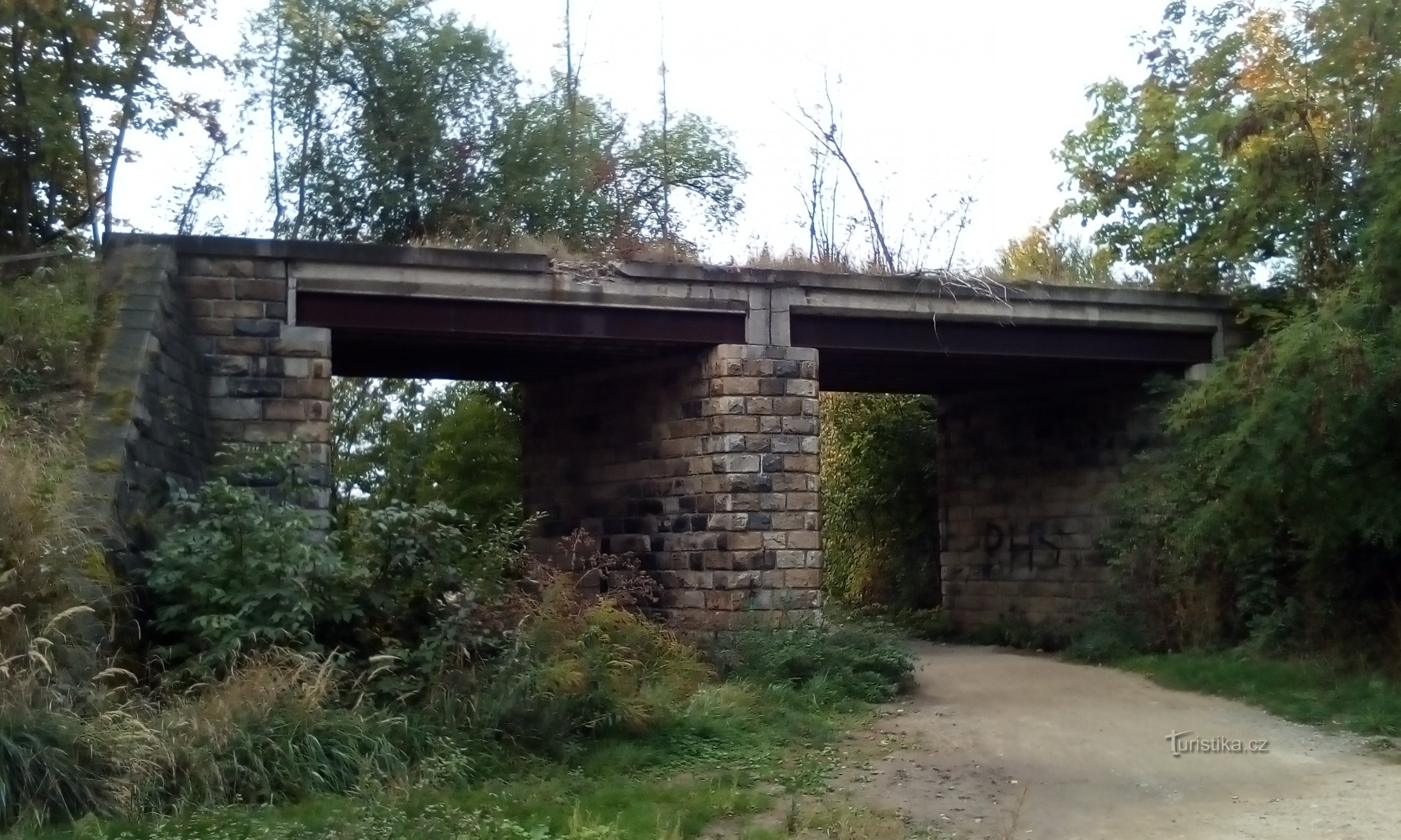 Torso of the bridge of the technical training ground of the railway regiment