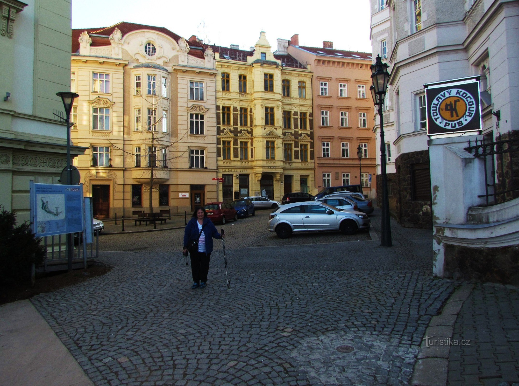 Zabłąkany kot Pub w pobliżu Denisové sady w Brnie