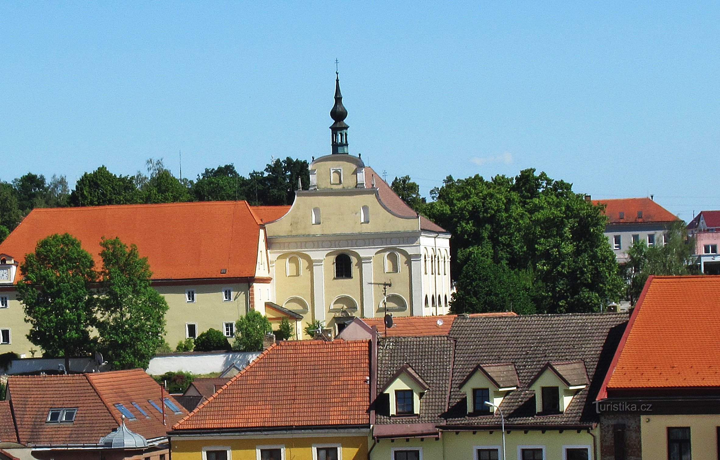 Vandringar i höglandet - staden Dačice