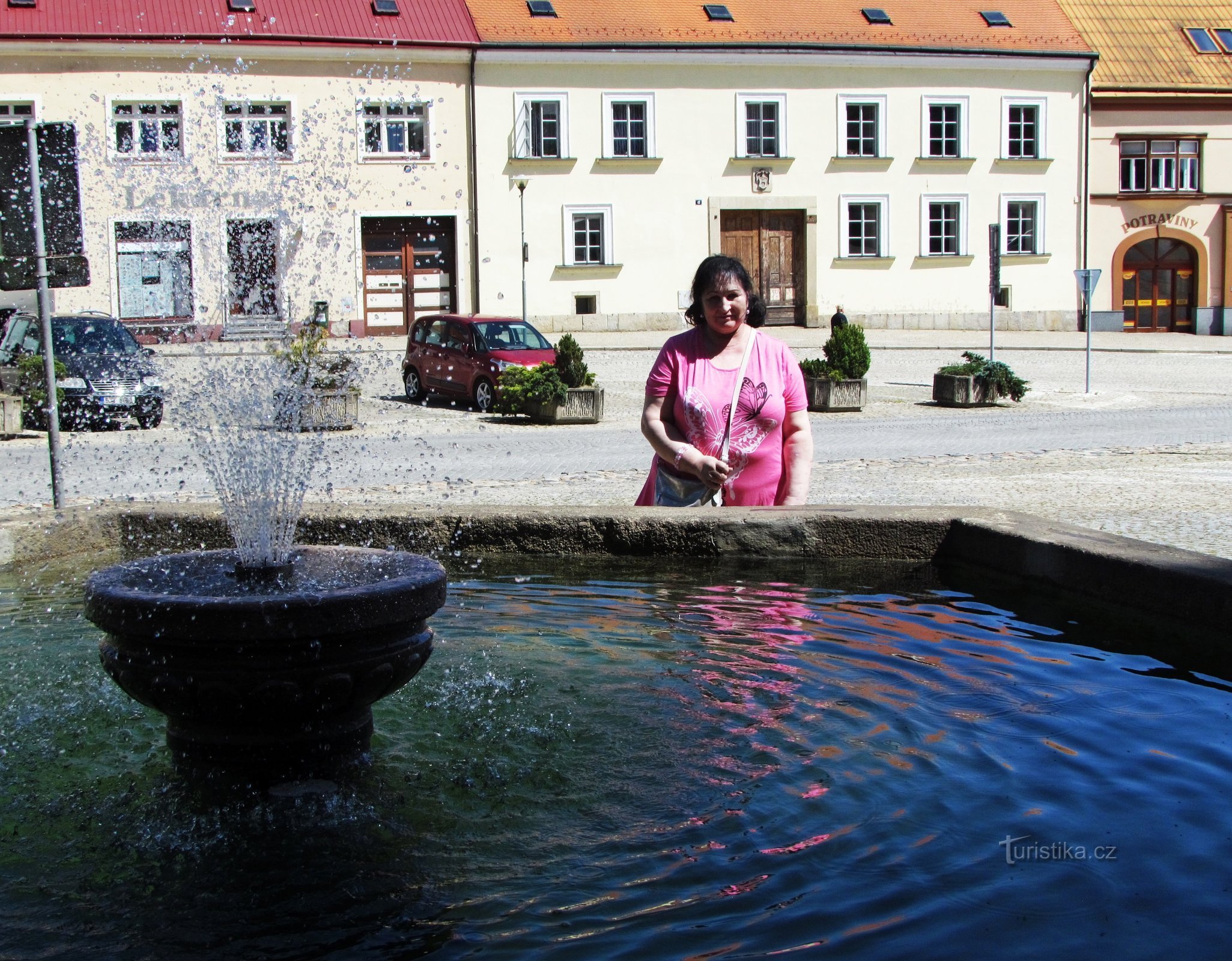 Wanderungen im Hochland - die Stadt Dačice