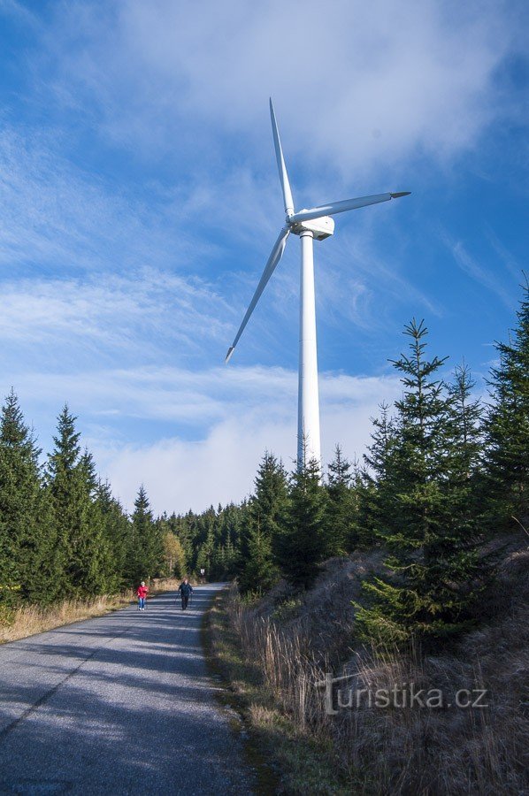 Traditioneel rond windmolens