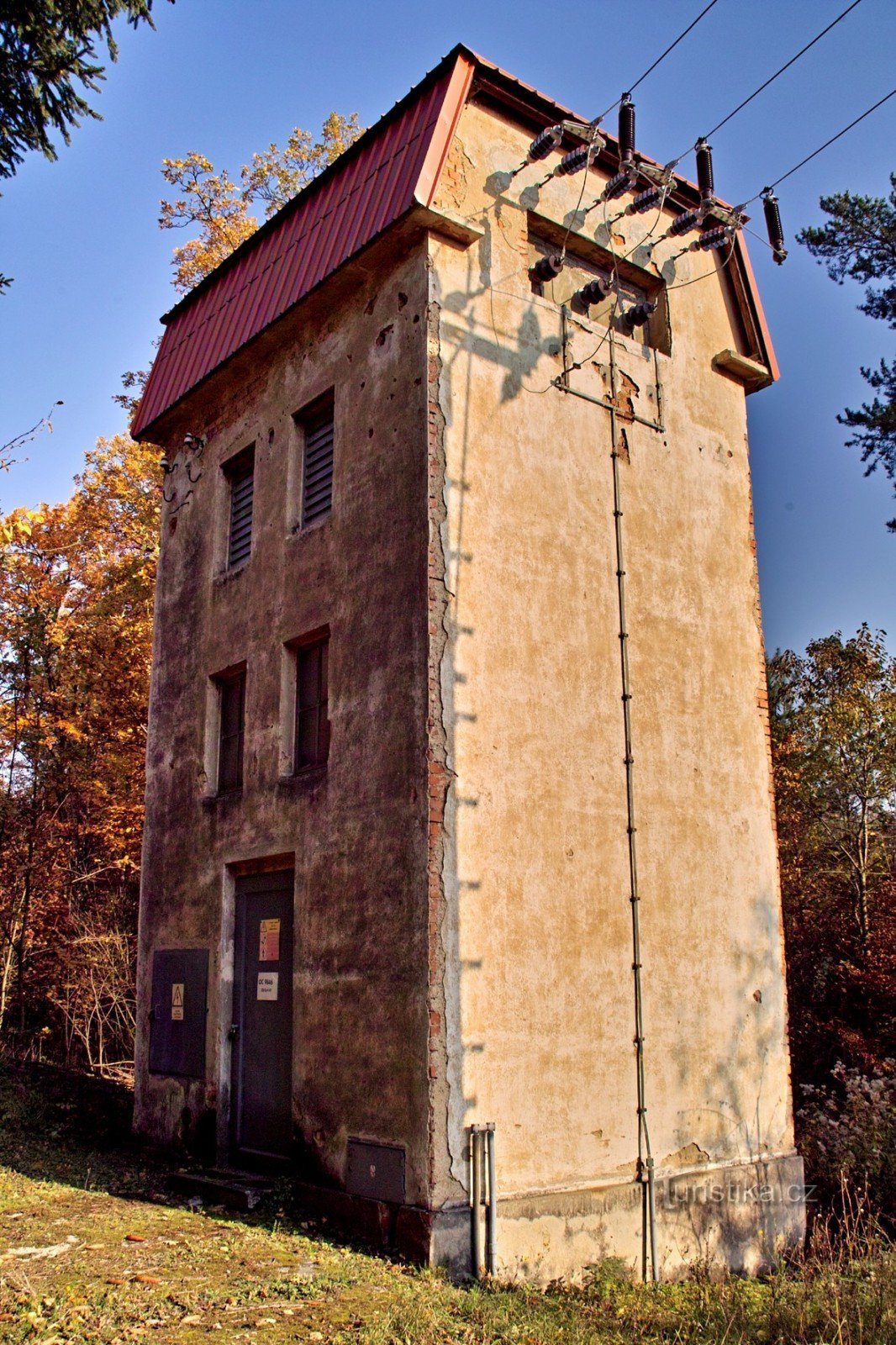 Transformator w pobliżu kopalni