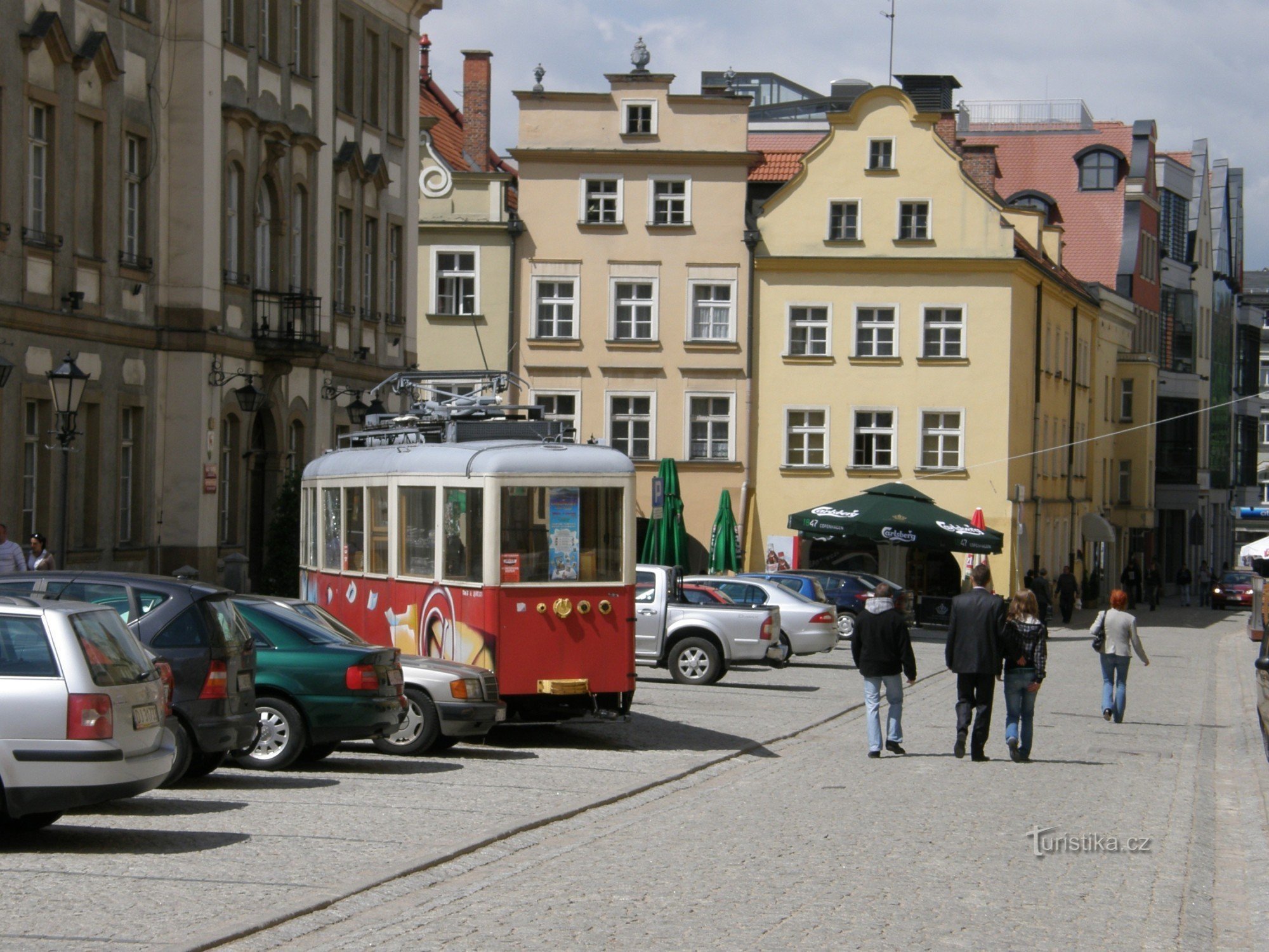 De trams in J.Góra stopten om 8O. jaren van de vorige eeuw