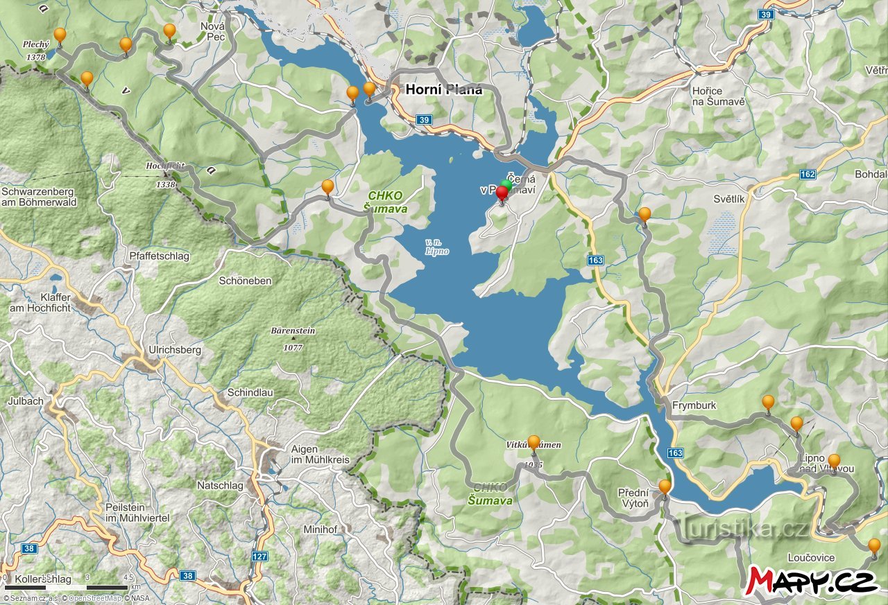 Trasa wokół Lipna - 121 km