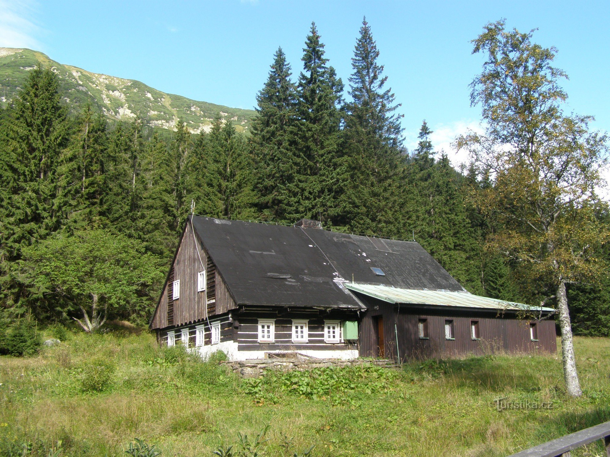 route - Pec - Obrí sedlo - Meadow shed - Výrovka - Pec