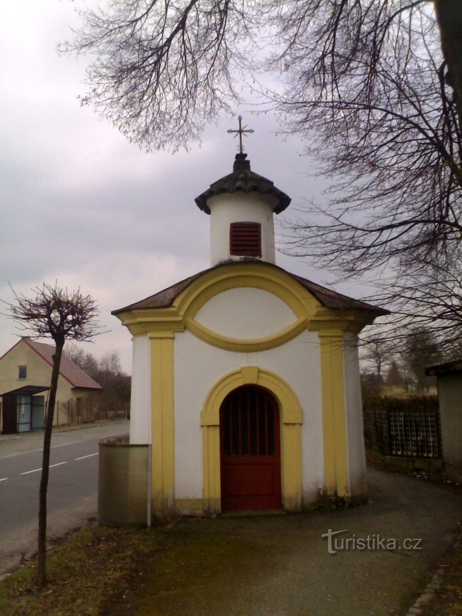 Třebechovice p/ Orebem - Pyhän Nikolauksen kappeli. Johannes Kastaja
