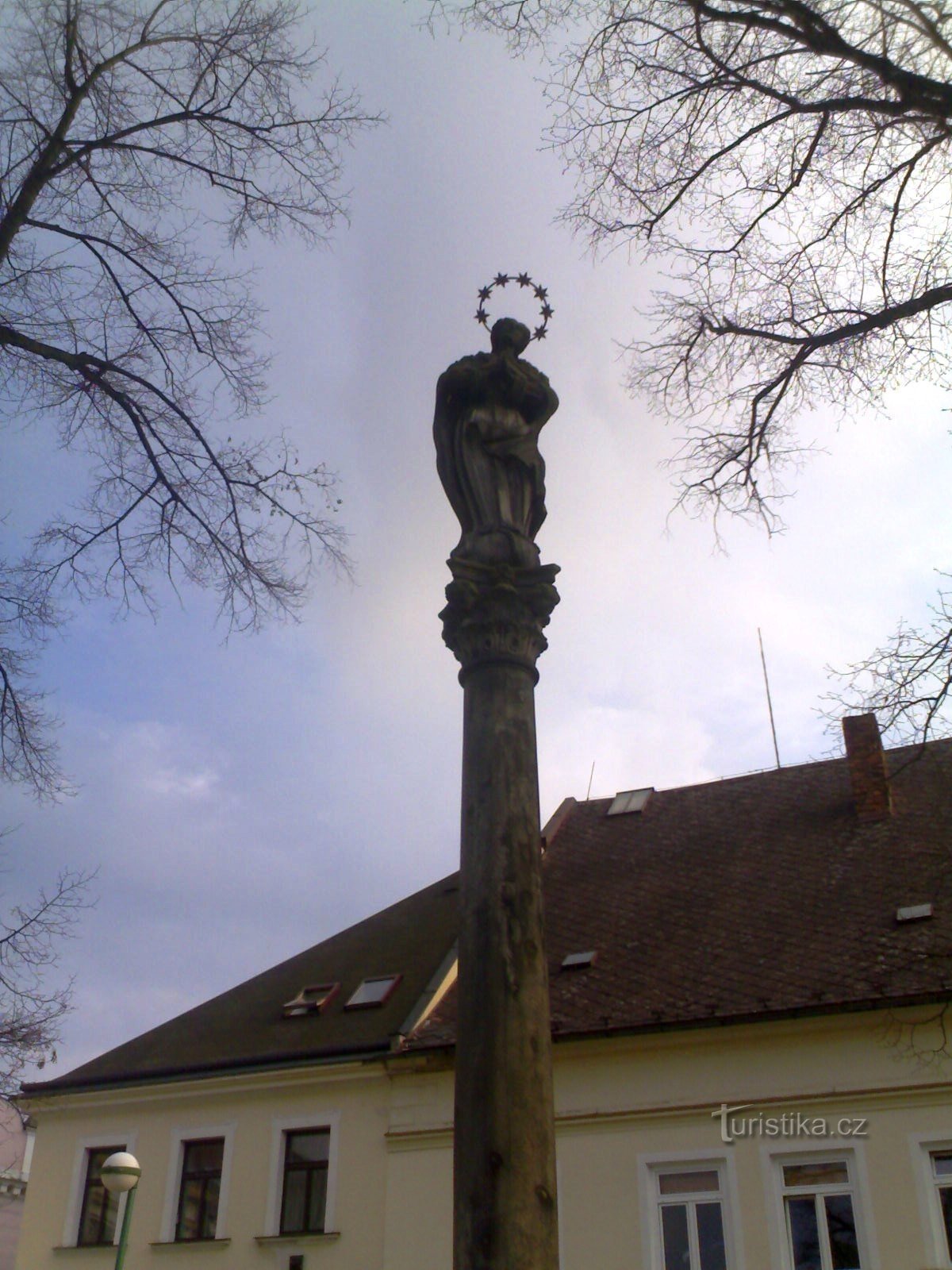 Třebechovice p/Orebem - colonne de peste de la Vierge Marie