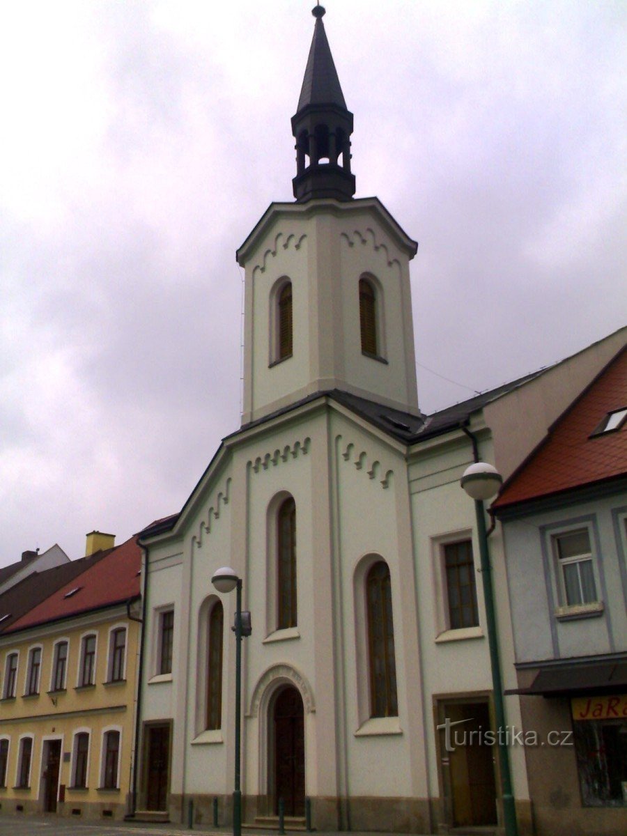 Třebechovice p/Orebem - nám. TGM - evangelische kerk