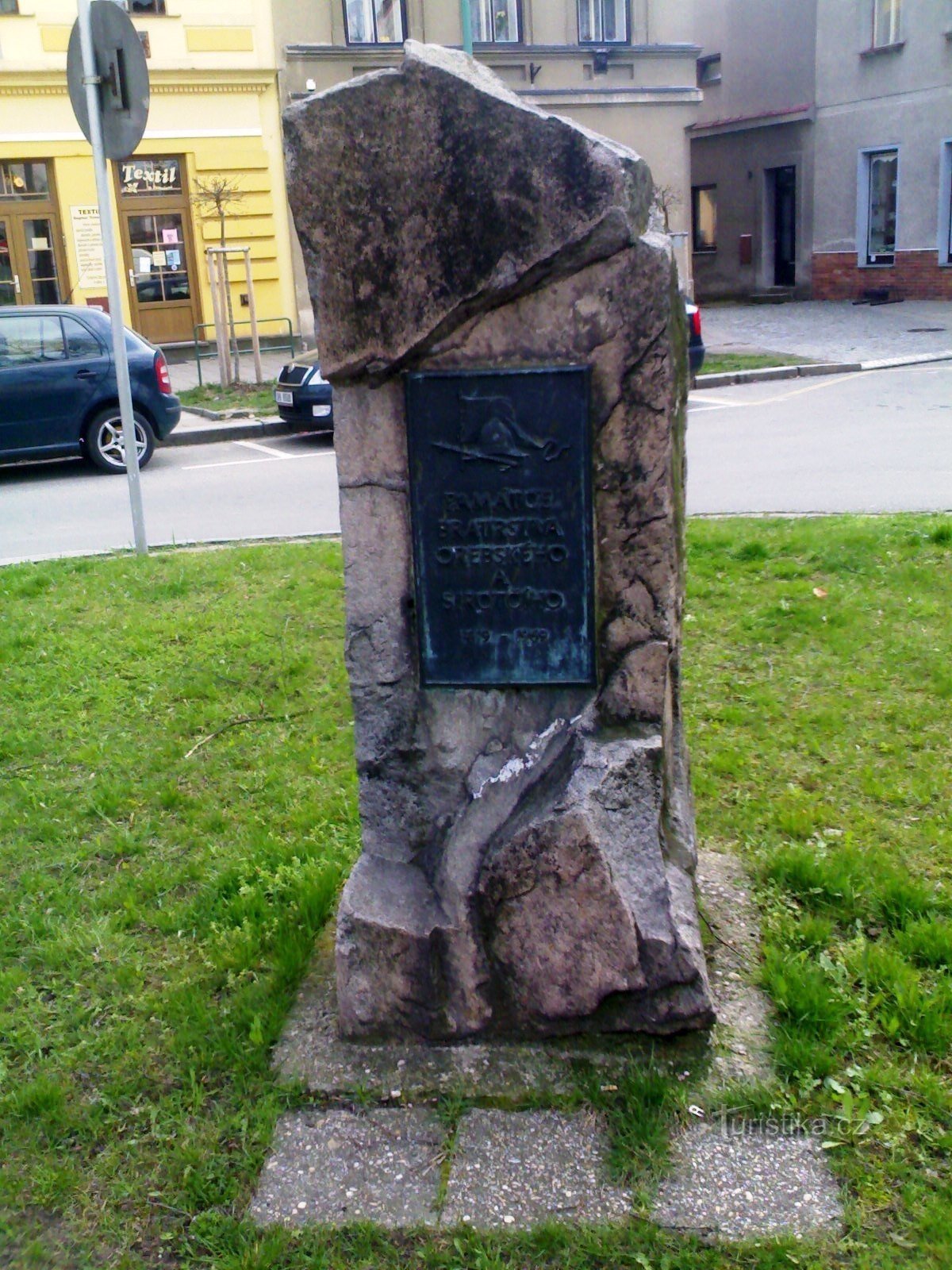 Třebechovice p/Orebem - monument över Orebit Brotherhood