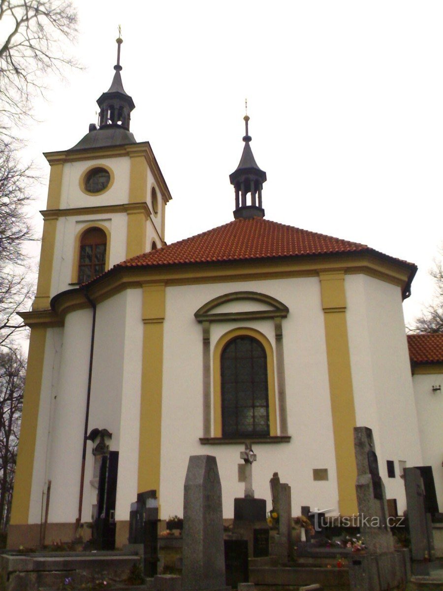 Třebechovice pod Oreb - Kościół Bożego Ciała na Orebie