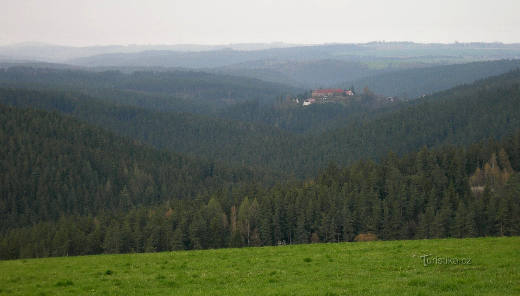 Třebel od południa