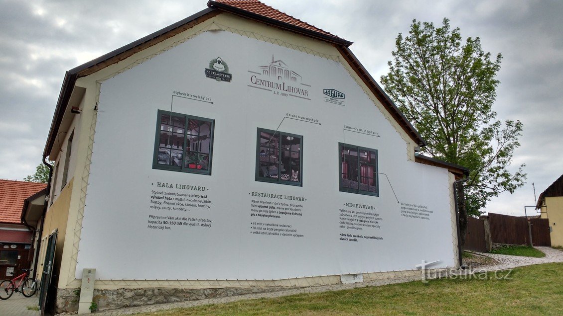 Třebíč, Centrum Lihovar com microcervejaria