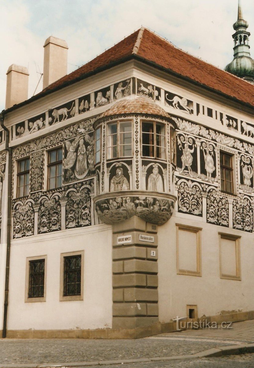 Třebíč - Geschilderd Huis 2000