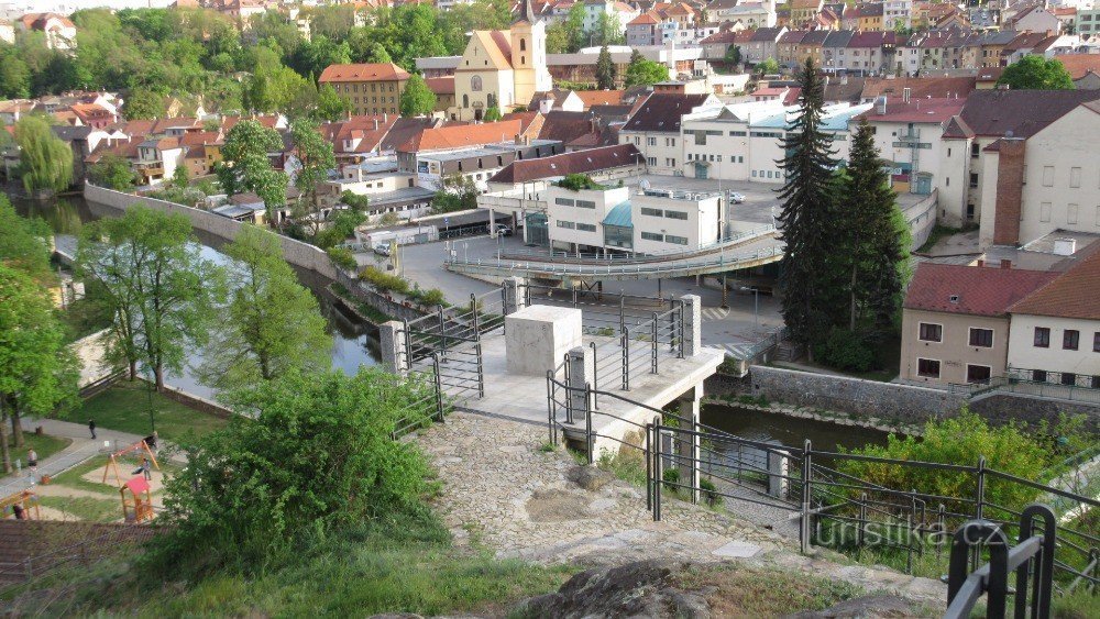 Třebíč - Het gezichtspunt van Masaryk