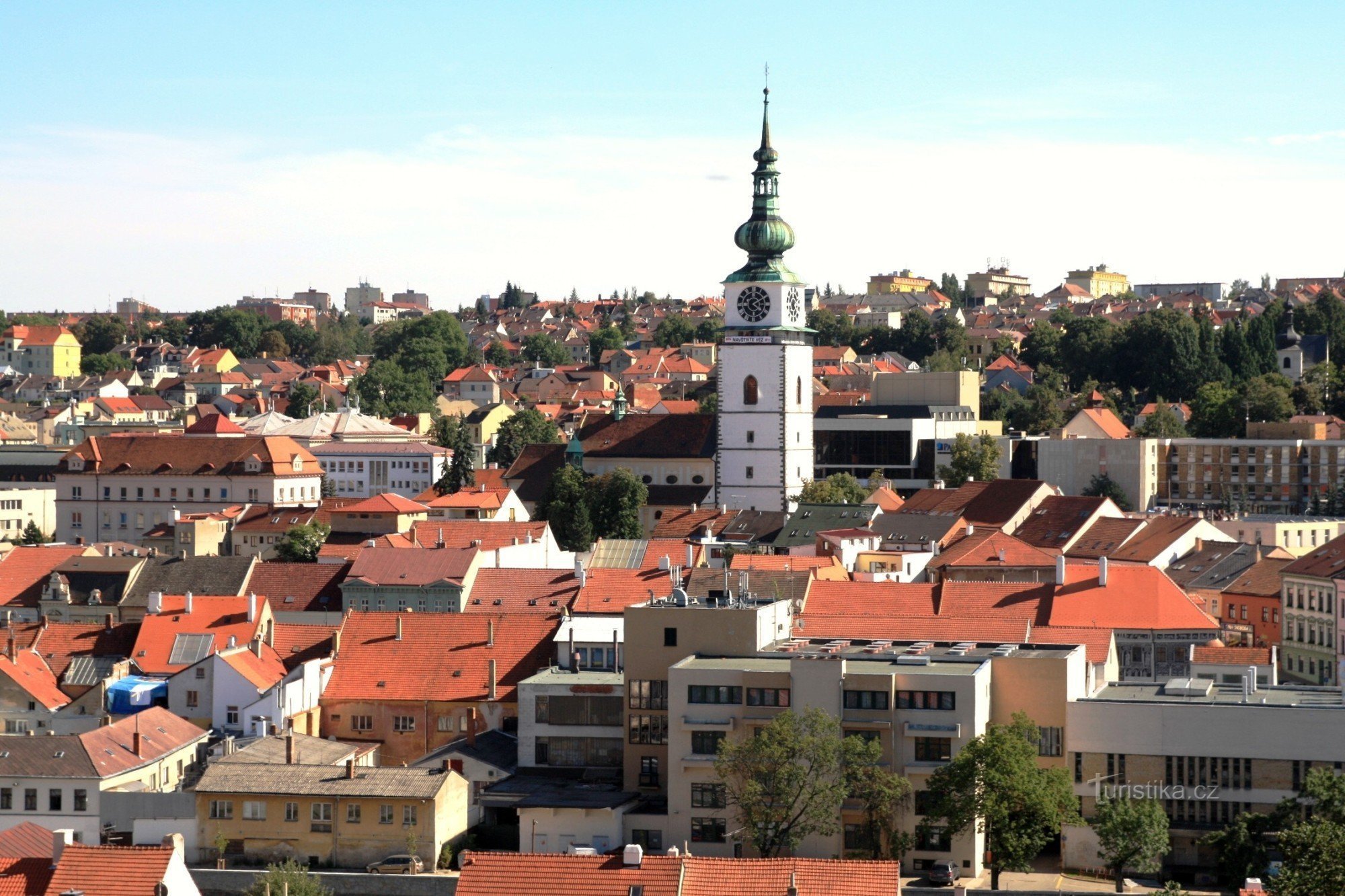 Třebíč - Mestni stolp iz leta 2012