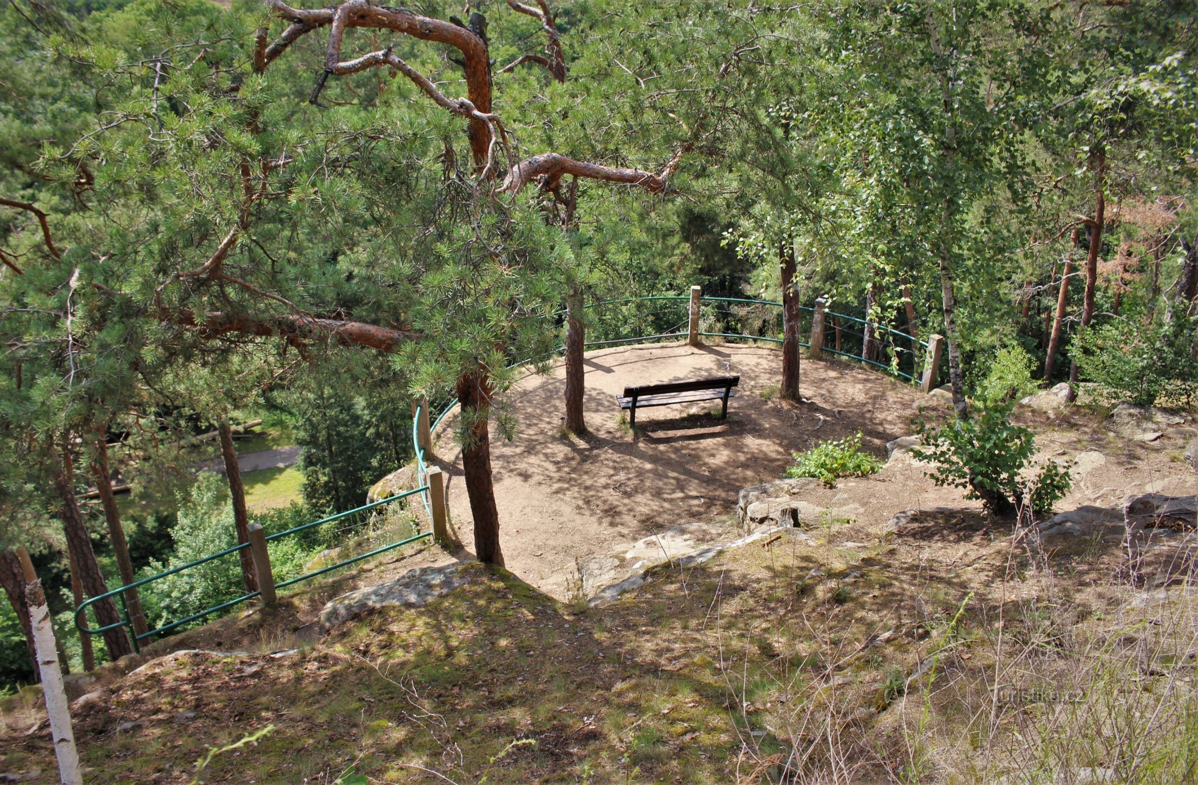 Тршебич - смотровая площадка в долине Либушина