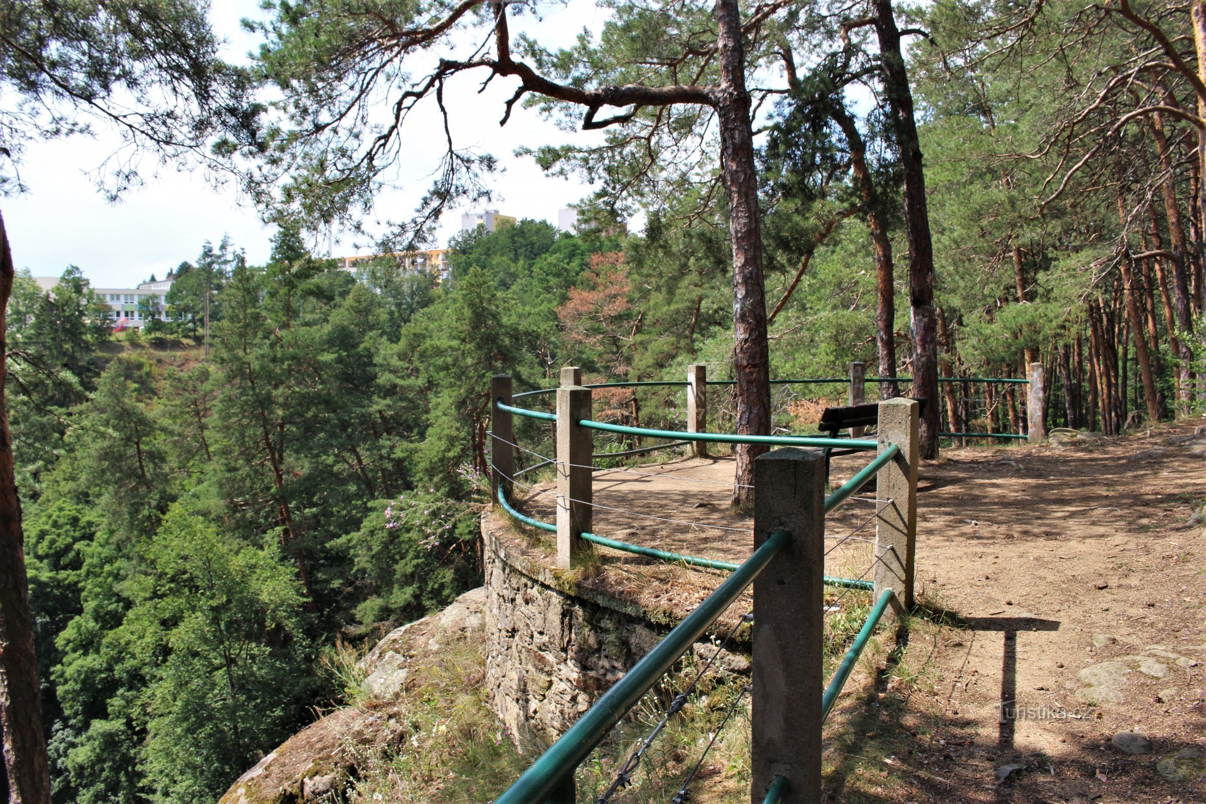Třebíč - Παρατηρητήριο στην κοιλάδα Libušina