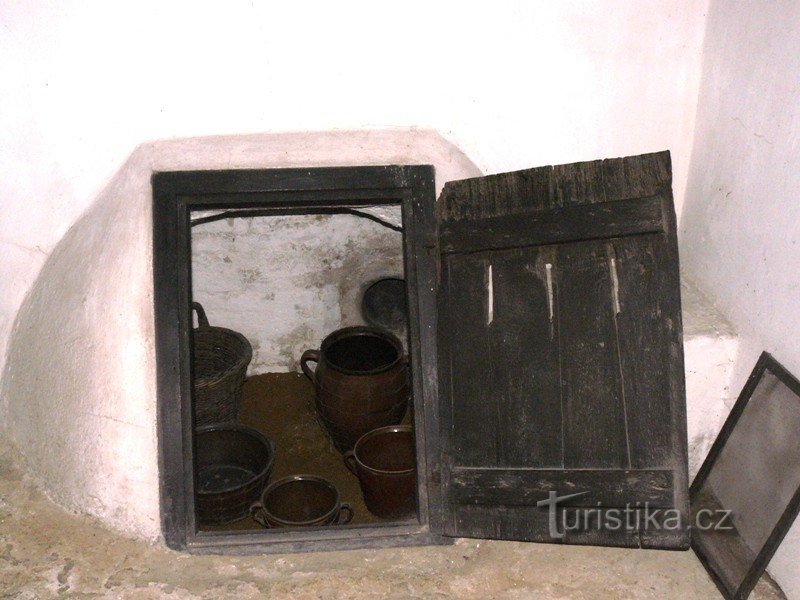 Třebíz, une cave pour conserver les aliments