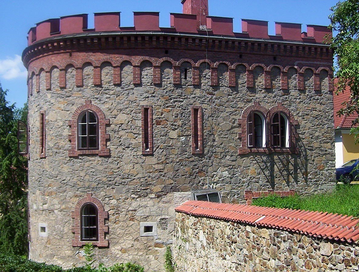 Třeboň - bastião de artilharia entre os portões de Novohradská e Budějovice - Foto: Ulrych Mir.