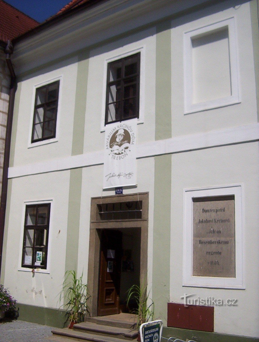 Třeboň - la casa di Jakub Krčín di Jelčany vicino alla Porta del Castello - Foto: Ulrych Mir.