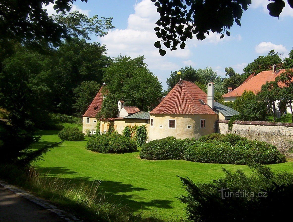 Třeboň - vallar och bastioner mellan portarna Novohradská och Budějovice - Foto: Ulrych Mir.