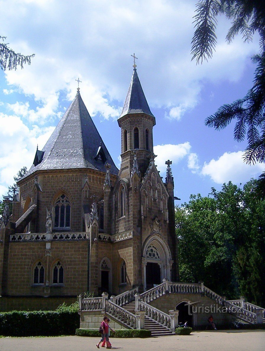 Třeboň - Schwarzenbergova grobnica v Domanínu - Foto: Ulrych Mir.