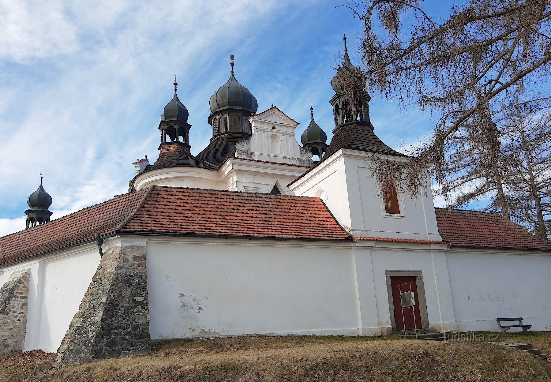 Trhové Sviny - barocke Wallfahrtskirche der Hl. Dreifaltigkeit