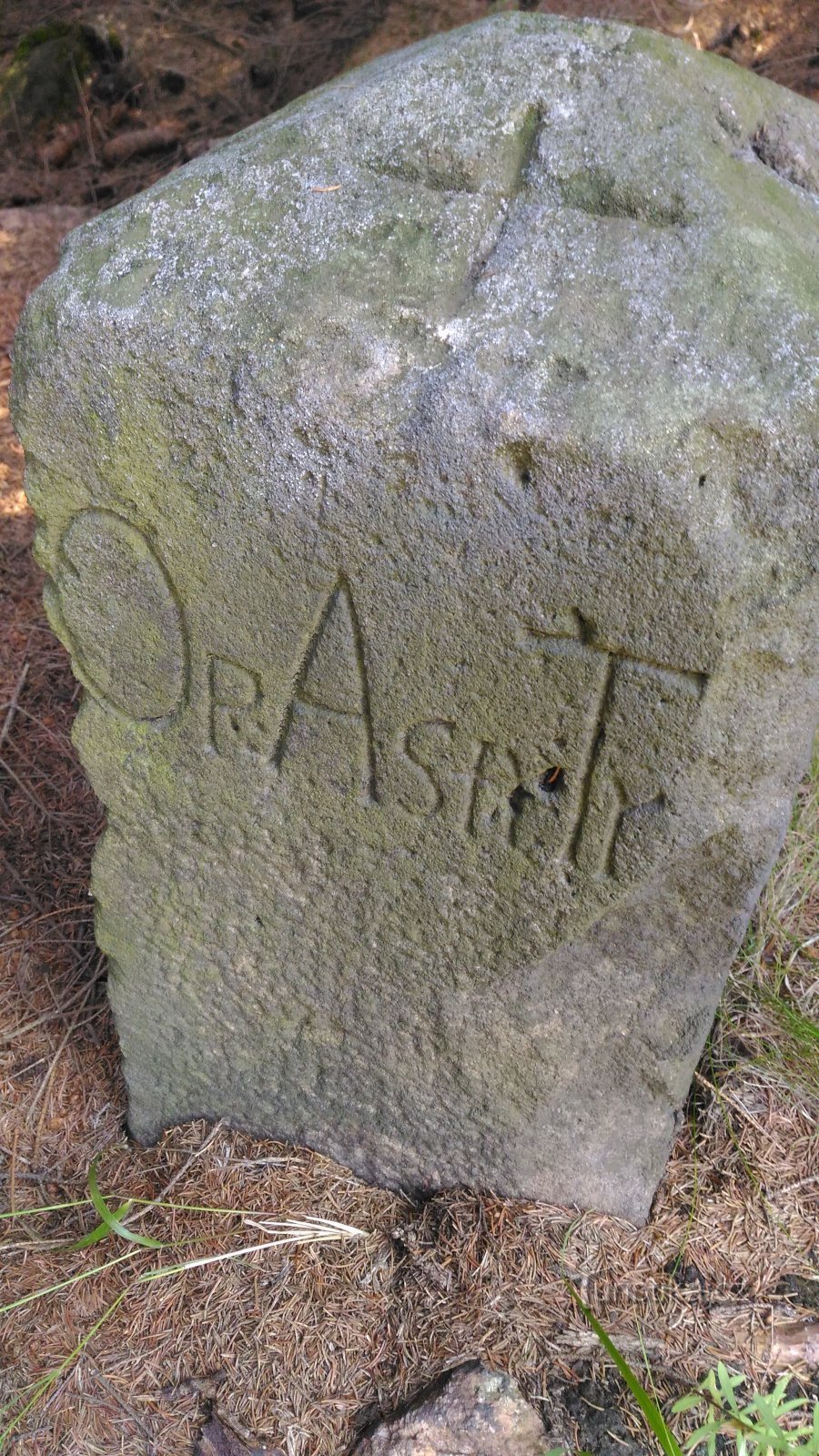 Trigonometrisk punkt dödt barn.