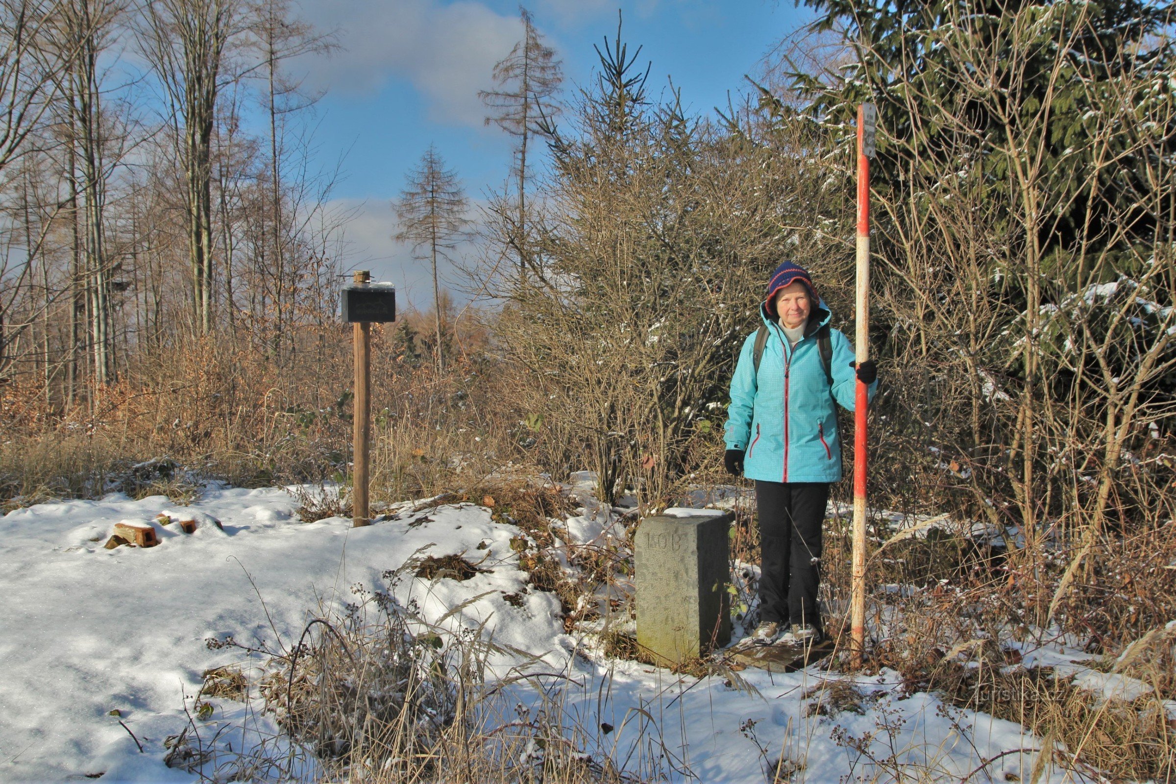 Trigonometric point with peak book - winter