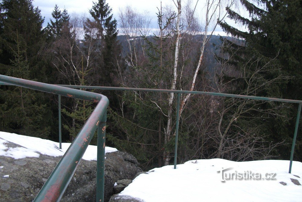 Trniště - lookout rock