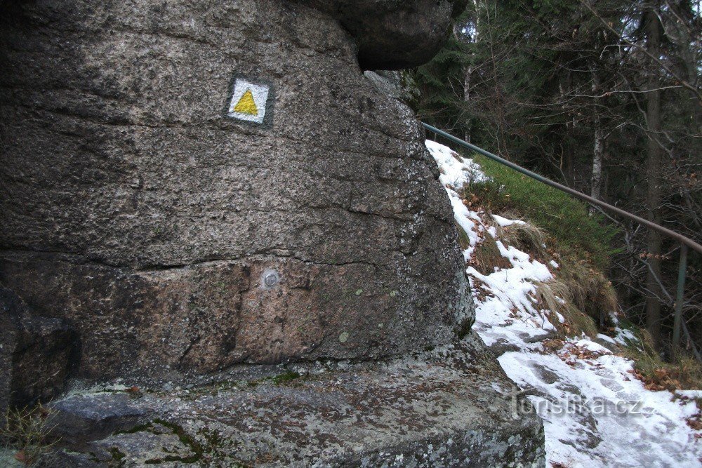 Trniště - rocher d'observation