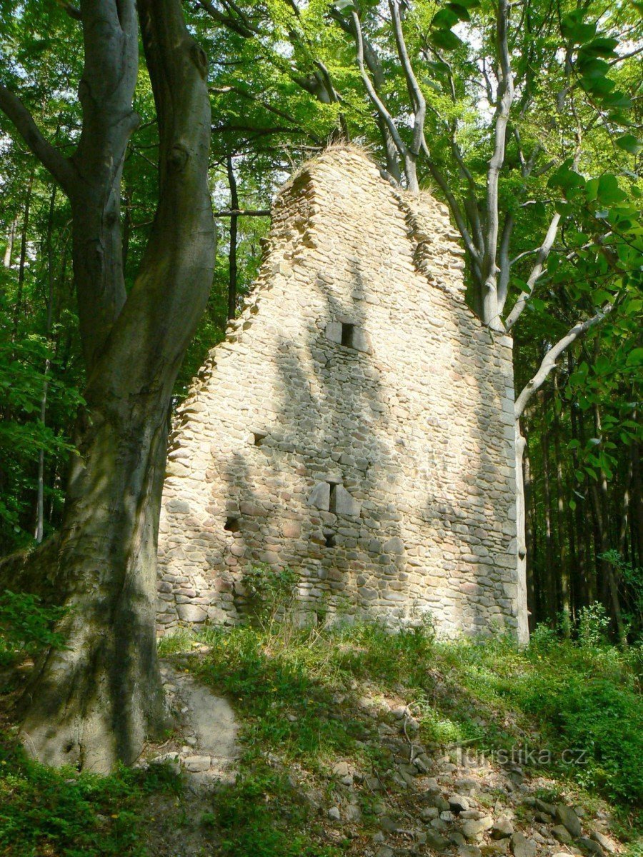 Ruinerne af tårnet