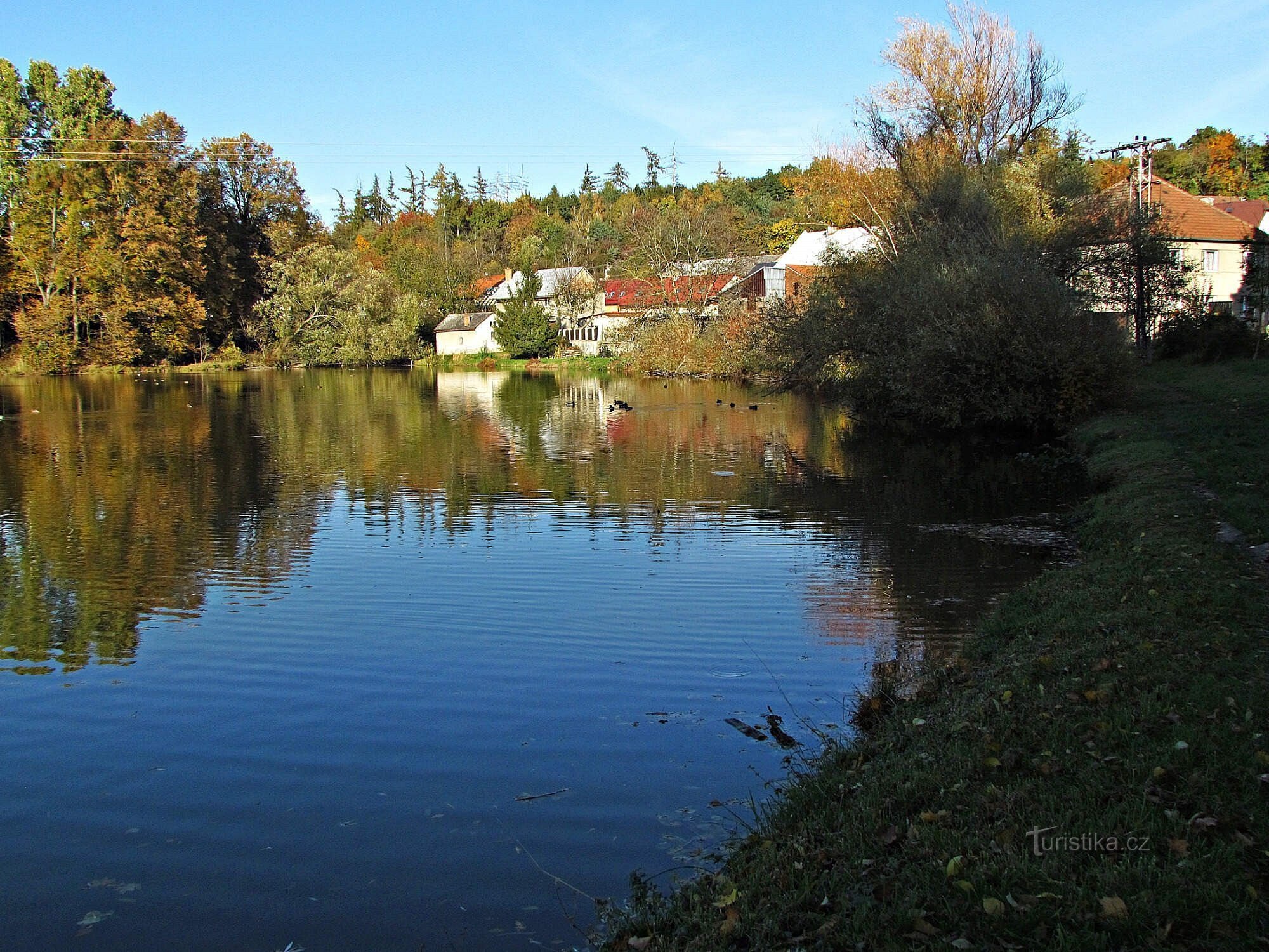 Tršice - linnalampi