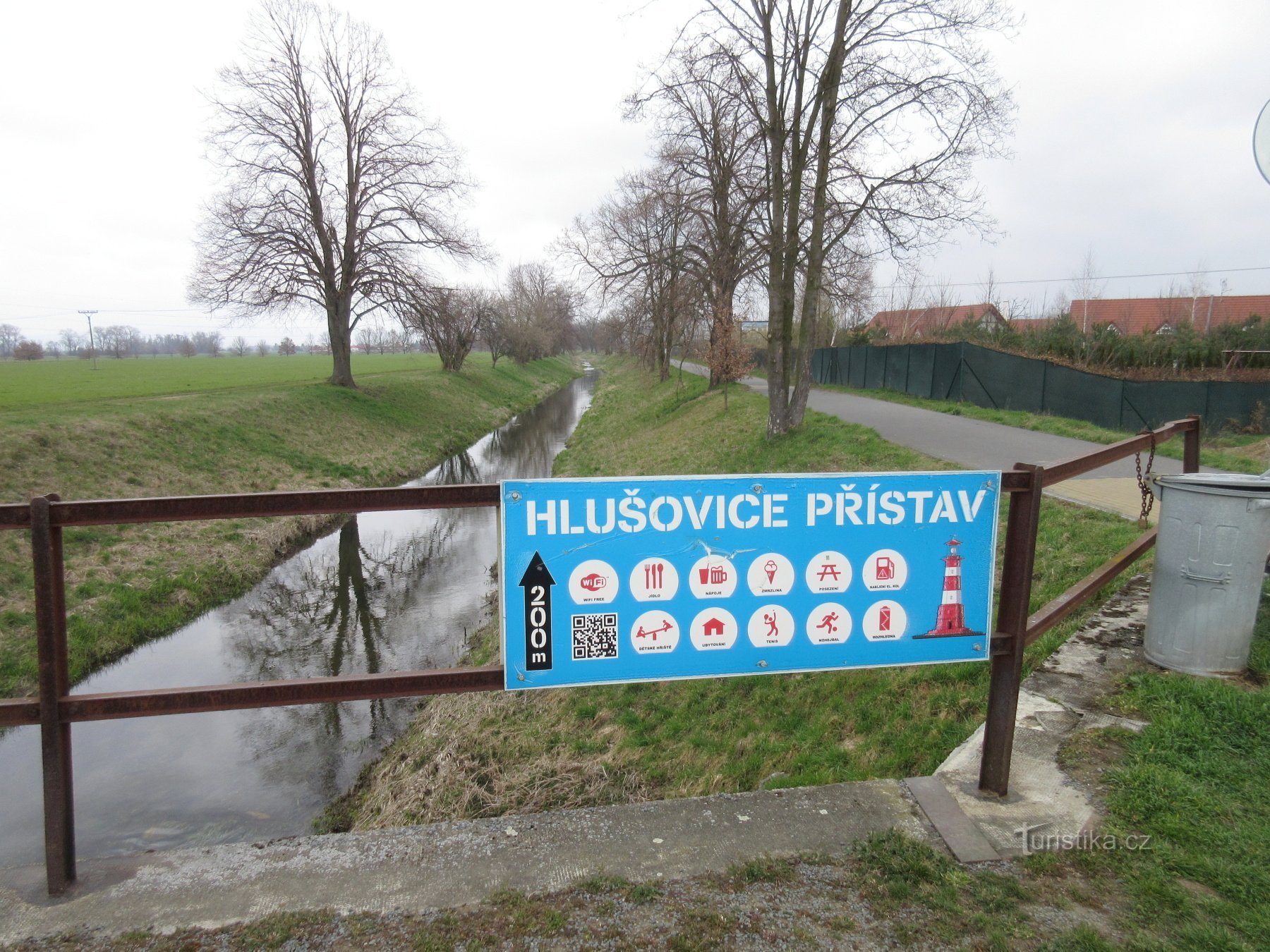 Trusovický potok - onze tweede brug