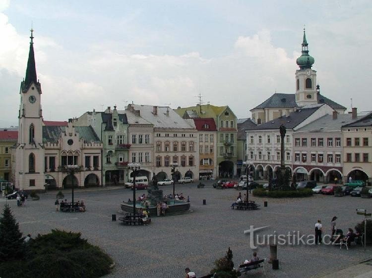 Trutnov - Rathaus auf Krakonošov náměstí